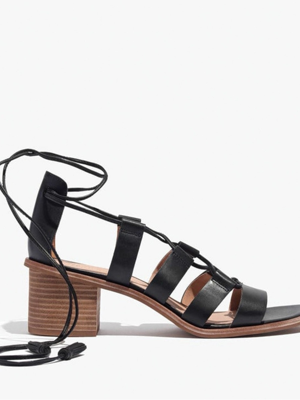 Madewell Daniella Leather Lace Up Sandal